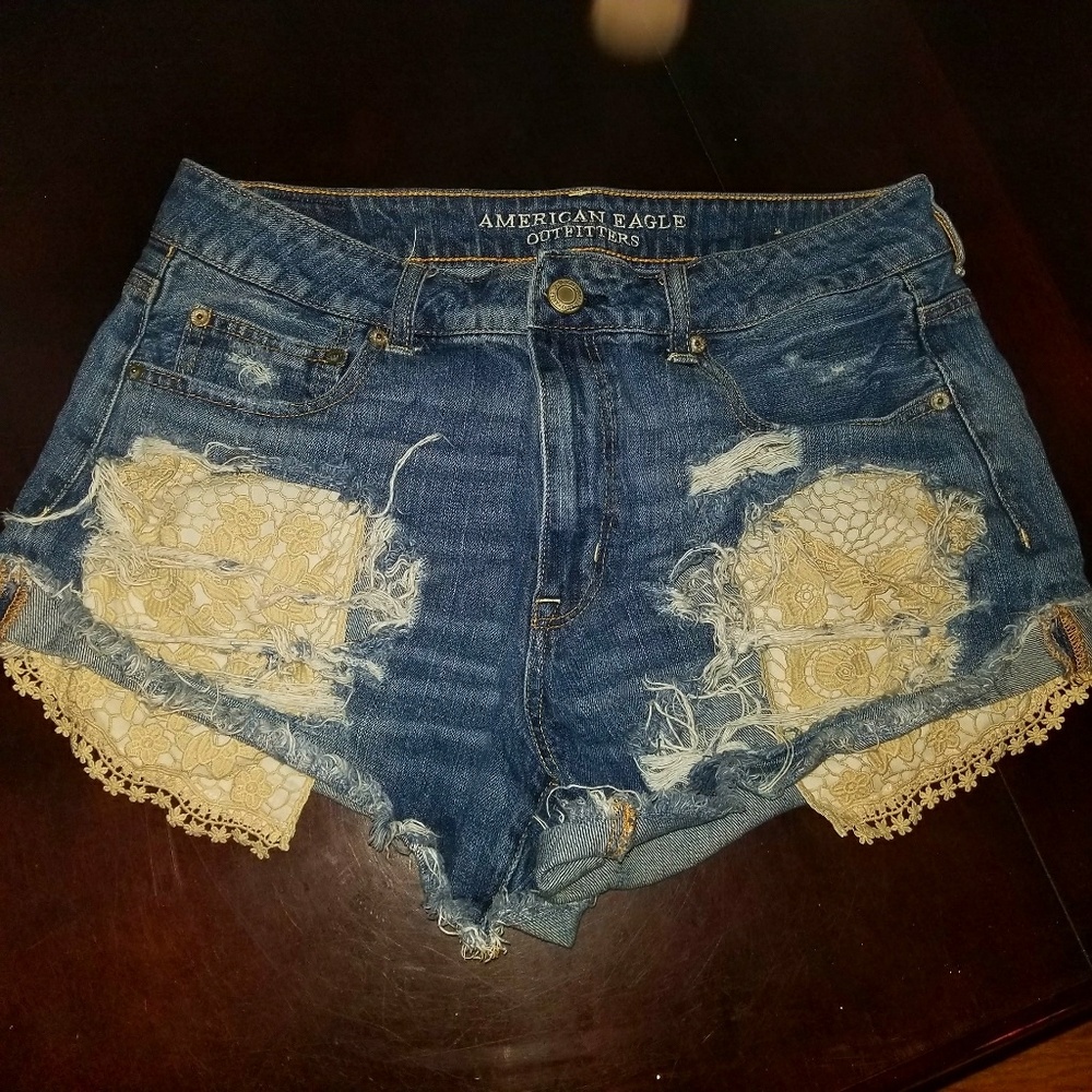American eagle high waist shorts